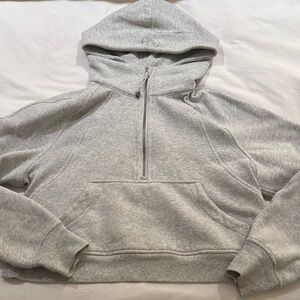 lululemon athletica Gray Zip Up Sweater